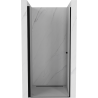 Mexen Pretoria atsidarymo dušo durys 80 cm, skaidrios, juodos - 852-080-000-70-00