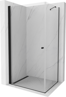 Mexen Pretoria pakreipiama dušo kabina 70 x 90 cm, Skaidrus, Juoda - 852-070-090-70-00