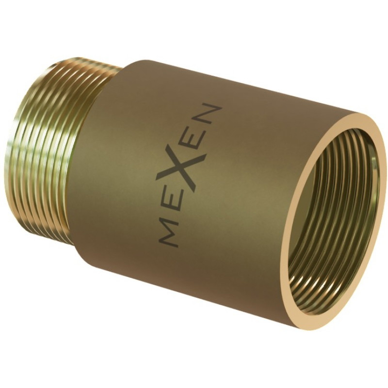 Mexen BRASS apskritas žalvarinis redukcinis prailginimas 1/2 GW x 3/8 GZ, 10 mm - W97416-1238-10