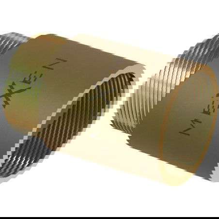 Mexen BRASS apvalus žalvarinis redukcijos prailginimas 1/2 vidinis srieges - 3/8 išorinis srieges, 10 mm - W97416-1238-10