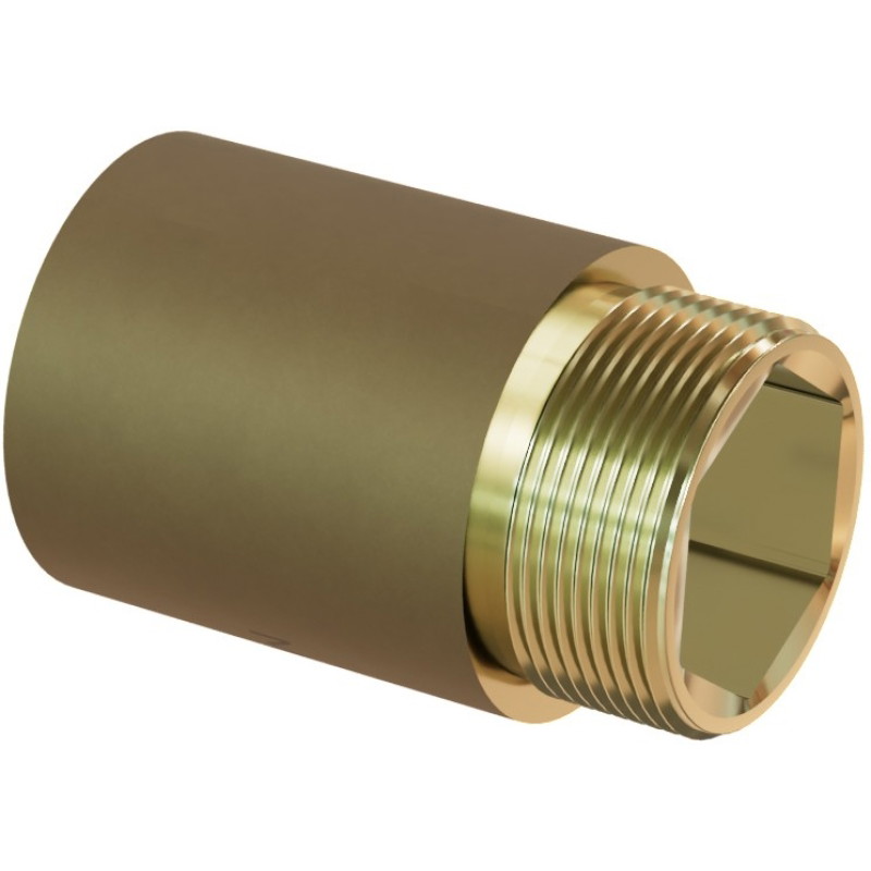 Mexen BRASS apskritas žalvarinis redukcinis prailginimas 1/2 GW x 3/8 GZ, 10 mm - W97416-1238-10