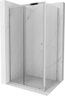 Mexen Apia stumdomas dušo kabinas 125 x 70 cm, permatomas, chromas - 840-125-070-01-00