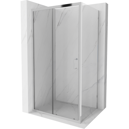 Mexen Apia stumdoma dušo kabina 130 x 80 cm, skaidri, chromas - 840-130-080-01-00