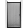 Mexen Apia stumdomos dušo durys 145 cm, Skaidrus, Juoda - 845-145-000-70-00