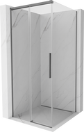 Mexen Rox stumdomos dušo kabina 95 x 95 cm, skaidri, gun metal - 8C2-095-095-95-00