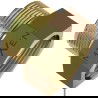 Mexen BRASS žalvario jungtis veržlės tipo su sriegiu 2 GW x 1 GZ - W97419-2010