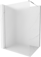 Mexen Kioto dušo sienelė Walk-in 130 x 200 cm, matinė 8 mm, chromas - 800-130-101-01-30