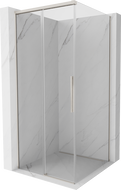 Mexen Rox stumdomos dušo kabinos 90 x 90 cm, permatomos, šlifuotas nikelis - 8C2-090-090-97-00