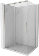 Mexen Rox slankiojanti dušo kabina 130 x 90 cm, skaidri, šlifuotas nikelis - 8C2-130-090-97-00