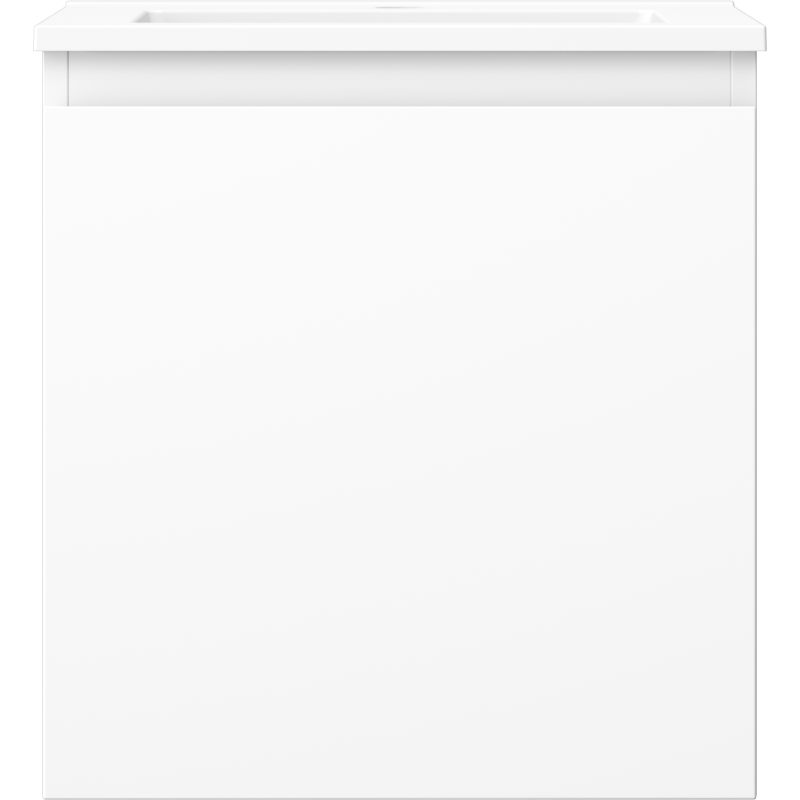 Mexen Orio vonios kambario spintelė 45 cm su Otis praustuvu, 1 stalčius, baltas matinis - 91A10-04547-1-BF01-W18M01