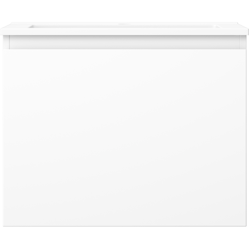 Mexen Orio vonios kambario spintelė 60 cm su kriaukle Otis, 1 stalčius, balta matinė - 91A10-06047-1-BF01-W18M01