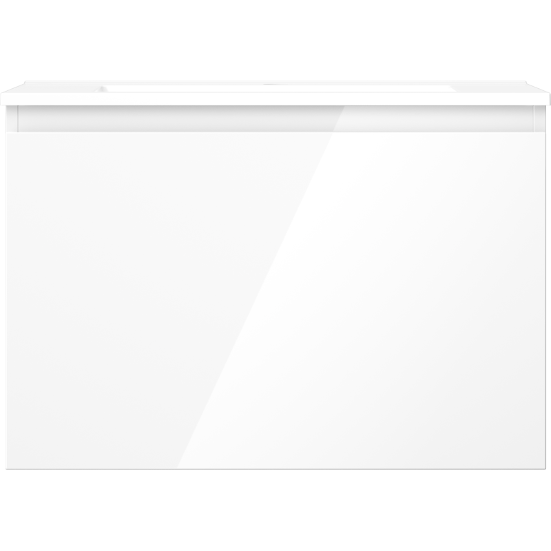 Mexen Orio vonios spintelė 70 cm su praustuvu Otis, 1 stalčius, balta blizgi - 91A10-07047-1-BF00-W18M00
