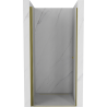 Mexen Pretoria dušo durys, kurios atsiveria 70 cm, skaidrios, auksinės - 852-070-000-50-00