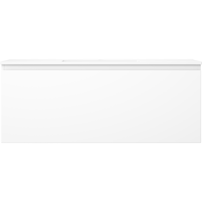 Mexen Orio vonios spintelė 120 cm su Otis praustuvu, 1 stalčius, balta matinė - 91A10-12047-1-BF01-W18M01