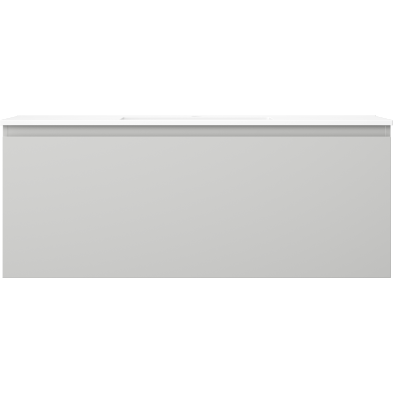 Mexen Orio vonios spintelė 120 cm su Otis praustuvu, 1 stalčius, pilka matinė/balta matinė - 91A10-12047-1-BF62-W18M01