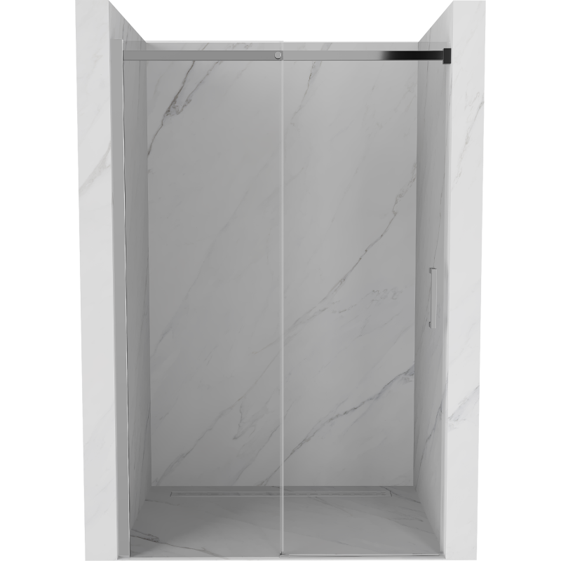 Mexen Omega 100 cm stumdomos dušo durys, permatomos, chromas - 825-100-000-01-00