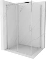 Mexen Omega stumdoma dušo kabina 100 x 80 cm, Skaidrus, Chromo - 825-100-080-01-00