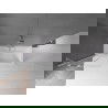 Mexen Velar 2 judamųjų dalių vonios sienelė Stumdomas 80 x 150 cm, Skaidrus, chromo - 896-080-000-01-01