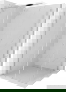 Mexen Omega stiklinė dušo kabina 100 x 100 cm, permatoma, chromuota - 825-100-100-01-00