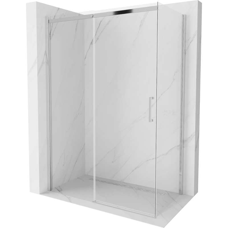 Mexen Omega slankiojanti dušo kabina 160 x 90 cm, skaidri, chromas - 825-160-090-01-00