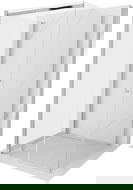 Mexen Omega-3S dušo kabina 3-sienos, slankiojančios durys 100 x 100 cm, skaidrus, chromas - 825-100-100-01-00-3S