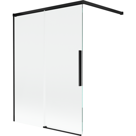 Mexen Rox dviguba dušo sienelė 120 x 150 cm, skaidri, juoda - 8C9-120-003-70-00