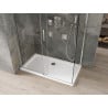 Mexen Omega stumdoma dušo kabina 130 x 70 cm, Skaidrus, Chromo + dušo padėklas Flat - 825-130-070-01-00-4010