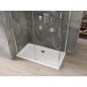 Mexen Omega stumdoma dušo kabina 130 x 70 cm, Skaidrus, Chromo + dušo padėklas Flat - 825-130-070-01-00-4010