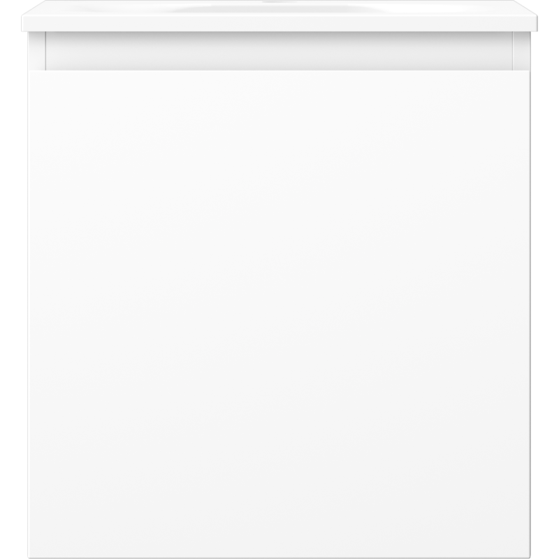 Mexen Orio vonios kambario spintelė 45 cm su kriaukle Vela, 1 stalčius, balta matinė - 91A10-04547-1-BF01-W23M01