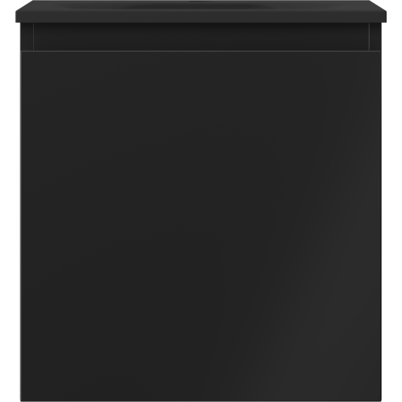 Mexen Orio vonios spintelė 45 cm su praustuvu Vela, 1 stalčius, juoda matinė - 91A10-04547-1-BF71-W23M71