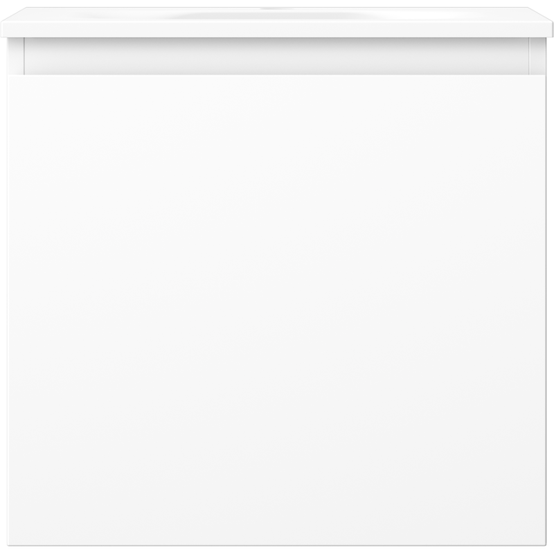 Mexen Orio vonios kambario spintelė 50 cm su Vela praustuvu, 1 stalčius, matinė balta - 91A10-05047-1-BF01-W23M01