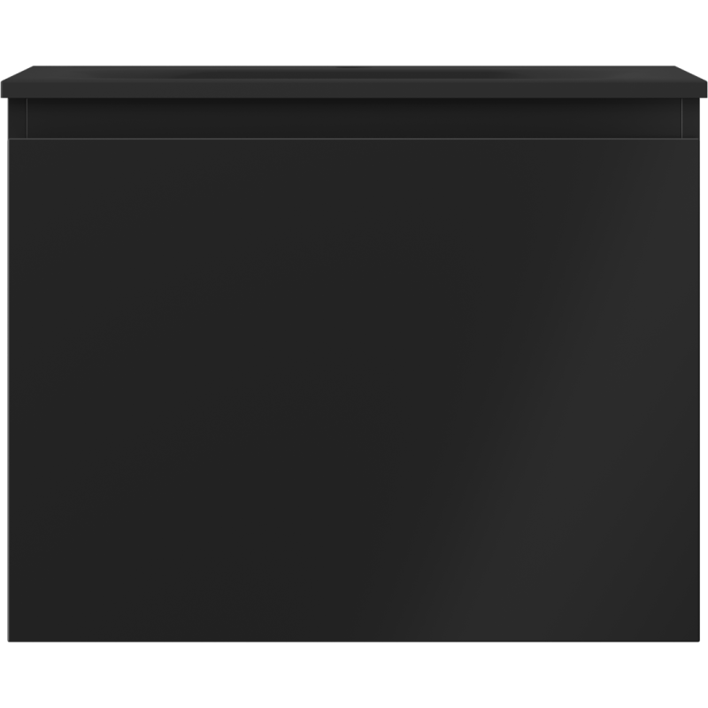 Mexen Orio vonios kambario spintelė 60 cm su Vela praustuvu, 1 stalčius, juoda matinė - 91A10-06047-1-BF71-W23M71