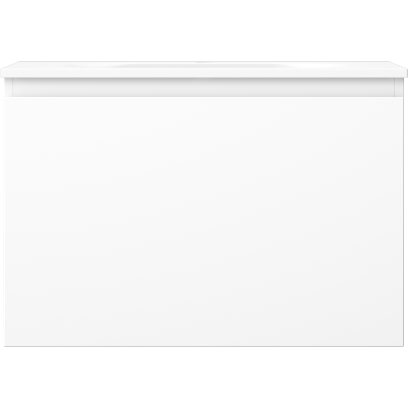 Mexen Orio vonios spintelė 70 cm su kriaukle Vela, 1 stalčius, balta matinė - 91A10-07047-1-BF01-W23M01