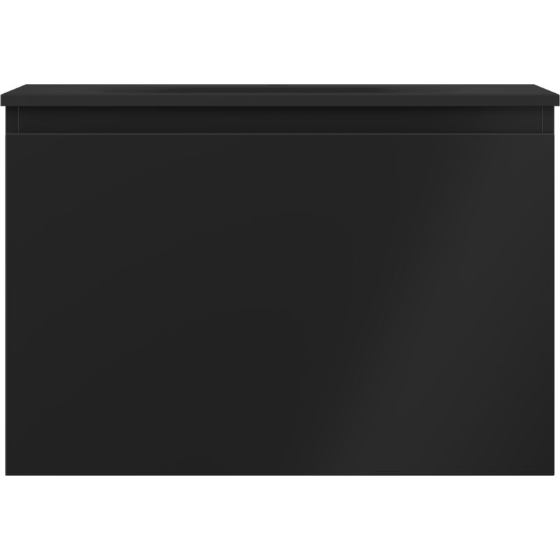 Mexen Orio vonios spintelė 70 cm su Vela praustuvu, 1 stalčius, juoda matinė - 91A10-07047-1-BF71-W23M71