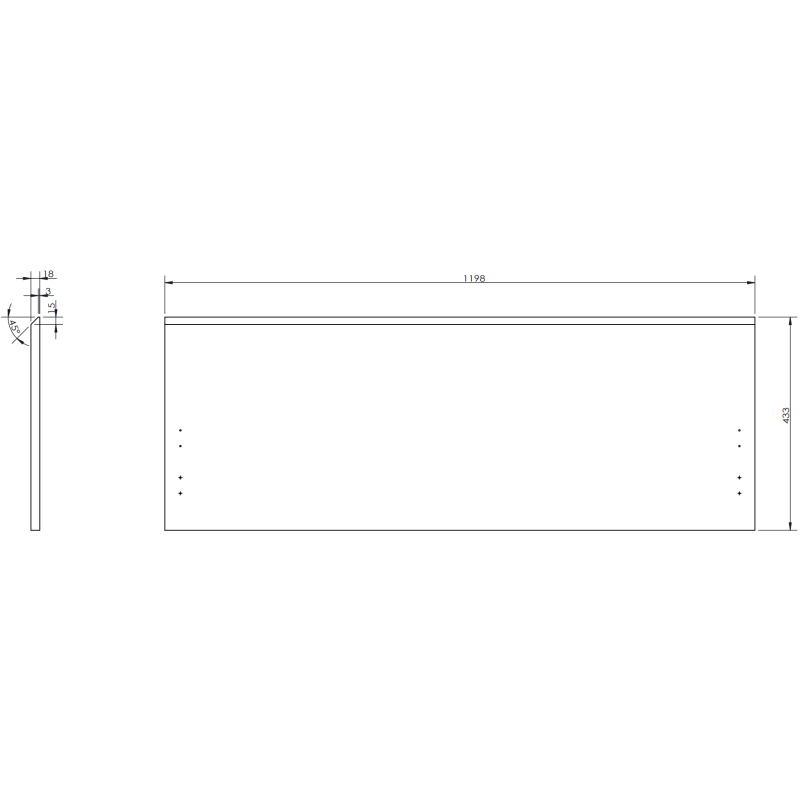Mexen Orio vonios spintelė 120 cm su Vela praustuvu, 1 stalčius, pilka matinė/balta matinė - 91A10-12047-1-BF62-W23M01