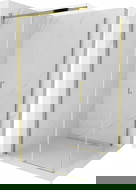 Mexen Omega stumdoma dušo kabina 100 x 100 cm, permatoma, auksinė - 825-100-100-50-00