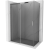 Mexen Omega stumdomas dušo kabinas 150 x 80 cm, grafitas, chromas - 825-150-080-01-40
