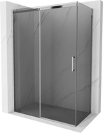 Mexen Omega stumdoma dušo kabina 150 x 80 cm, grafitas, chromas - 825-150-080-01-40