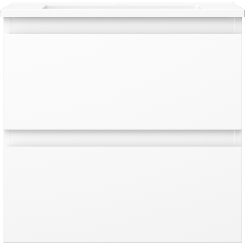 Mexen Orio vonios spintelė 50 cm su Otis kriaukle, 2 stalčiai, balta matinė - 91A10-05047-2-BFF01-W18M01