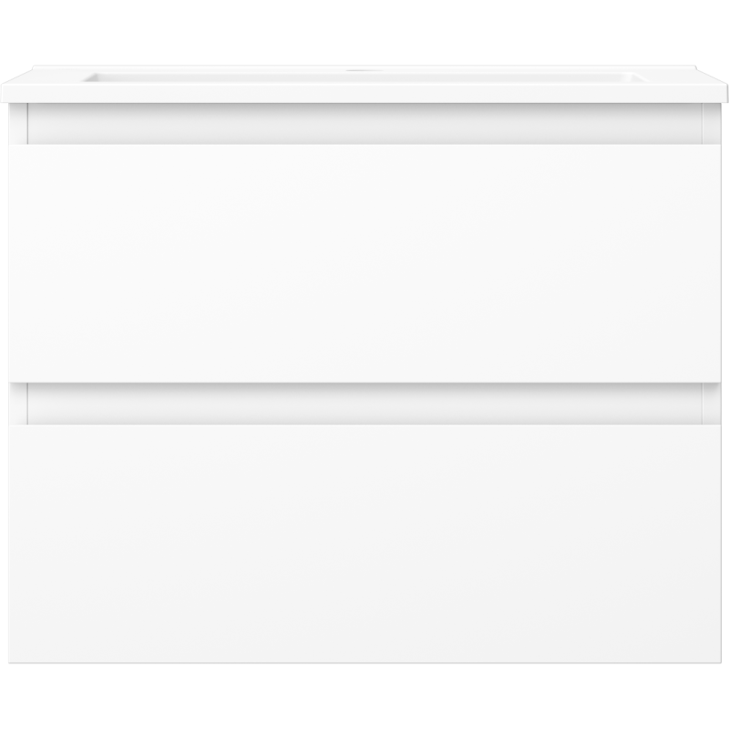 Mexen Orio vonios spintelė 60 cm su kriaukle Otis, 2 stalčiai, balta matinė - 91A10-06047-2-BFF01-W18M01