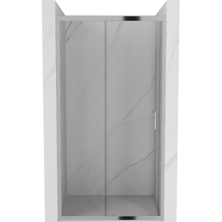Mexen Apia stiklinės dušų durys, stumdomos, 100 cm, skaidrios, chromuotas - 845-100-000-01-00