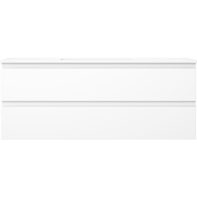 Mexen Orio vonios kambario spintelė 120 cm su Otis praustuvu, 2 stalčiai, balta matinė - 91A10-12047-2-BFF01-W18M01