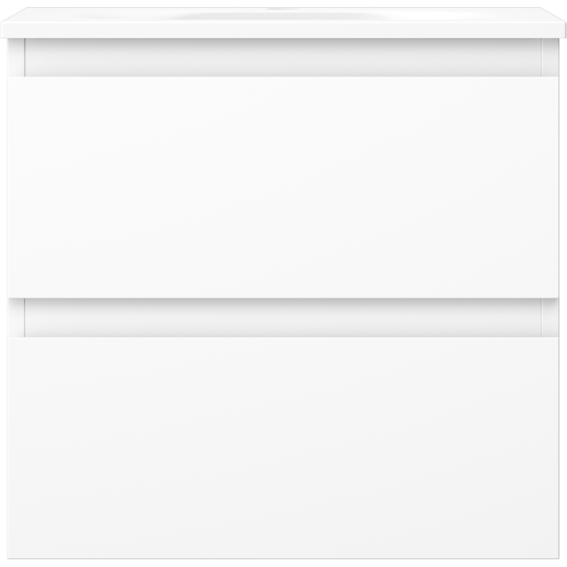 Mexen Orio vonios kambario spintelė 50 cm su kriaukle Vela, 2 stalčiai, balta matinė - 91A10-05047-2-BFF01-W23M01