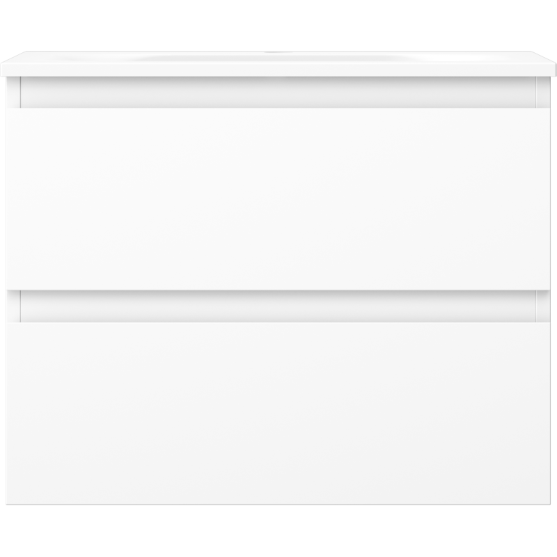 Mexen Orio vonios spintelė 60 cm su praustuvu Vela, 2 stalčiai, balta matinė - 91A10-06047-2-BFF01-W23M01