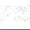 Mexen Orio vonios spintelė 120 cm su Vela praustuvu, 2 stalčiai, pilka matinė/balta matinė - 91A10-12047-2-BFF62-W23M01