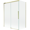 Mexen Rox stumdomas dušo ekranas su 2 sparnais 120 + 70 x 150 cm, skaidrus, auksinis - 8C9-120-070-50-00