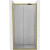 Mexen Apia stumdomos dušo durys 125 cm, Skaidrus, Auksinė - 845-125-000-50-00