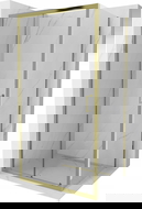 Mexen Apia stumdoma dušo kabina 90 x 80 cm, skaidri, auksinė - 840-090-080-50-00