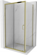 Mexen Apia stumdomas dušo kabinas 135 x 80 cm, skaidrus, auksinis - 840-135-080-50-00