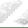 Mexen Kioto laisvai stovinti dušo pertvara 140 x 200 cm, balta banga 8 mm, chromas - 800-140-002-01-97